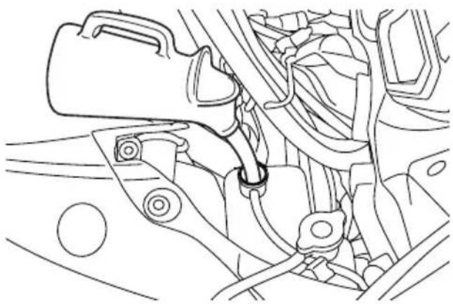 YAMAHA APEX XTX (2011) - Mise à niveau du liquide de refroidissement - 2