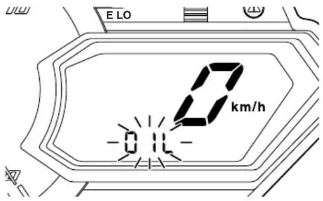 YAMAHA APEX XTX (2011) - Compteur de changement d'huile - 1