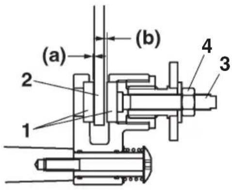 YAMAHA APEX XTX (2011) - Contrôle des plaquettes de frein de stationnement - 3