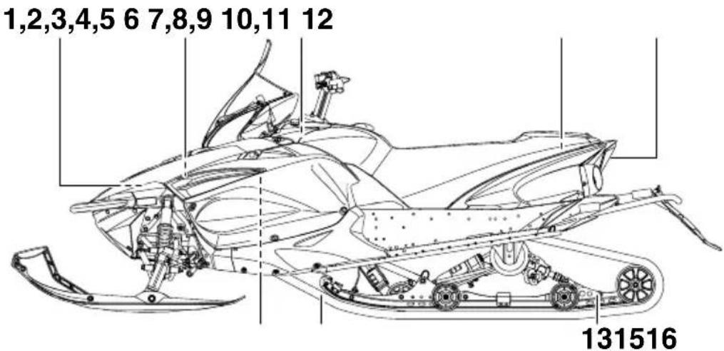 YAMAHA APEX XTX (2011) - Entretien et entreposage - 2