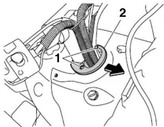 YAMAHA APEX XTX (2011) - Dépose du cache supérieur - 1