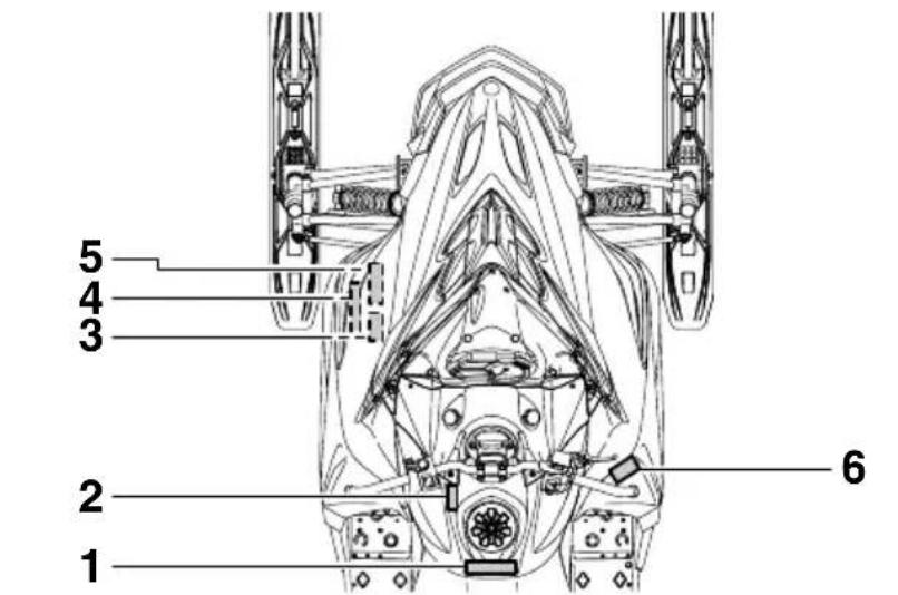 YAMAHA APEX XTX (2011) - AVERITISSEMENT - 1