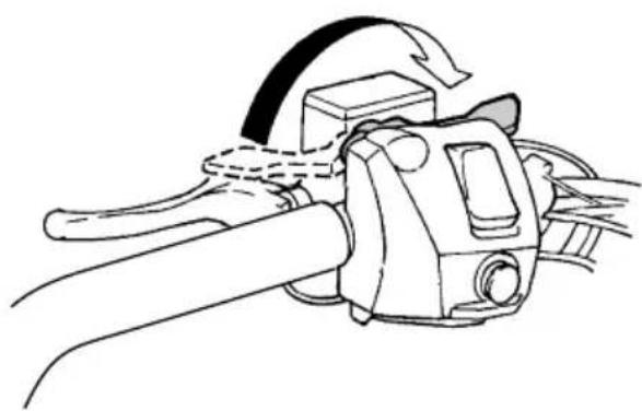 YAMAHA APEX XTX (2011) - Levier de frein de stationnement - 2