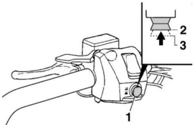 YAMAHA APEX XTX (2011) - Commutateur d'éclairage "LIGHTS" - 1