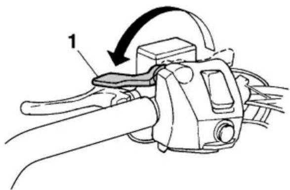 YAMAHA APEX XTX (2011) - Levier de frein de stationnement - 1