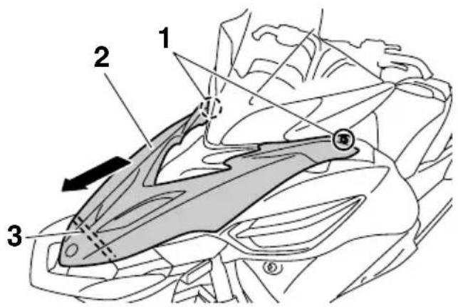 YAMAHA APEX XTX (2011) - Capot - 1