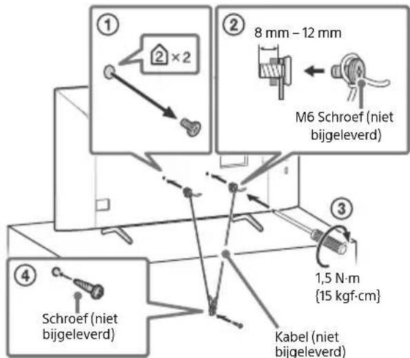 SONY Bravia KD49X7053 - Omvalpreventie KD-65X70xx - 1