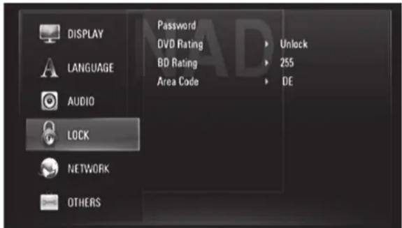 LG T577C - Menudeconfigurationverrou(applicablea lacture de disquesbd etdvdseulement) - 1