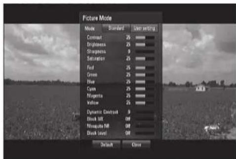 LG T577C - ADJUSTING THE PICTURE MODE - 1