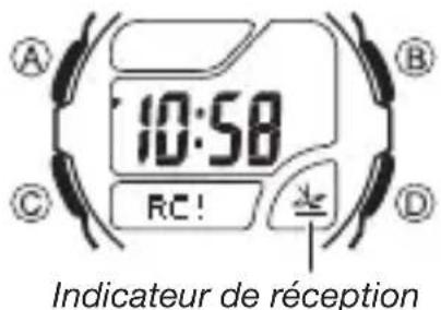 CASIO Wave Ceptor WV200DA1A - À proposé de l'indicateur de réception - 1
