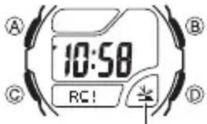 CASIO Wave Ceptor WV200DA1A - Pour activer manuellement la réception - 1