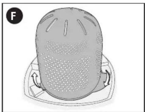 BLACK & DECKER Dustbuster CHV1410L - Extracción del deposito para polvo y los filtros (Figuras E - H) - 2
