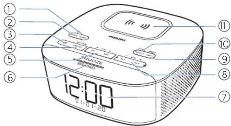 PHILIPS TAR7705 - Aperçu du radio-reveil - 1