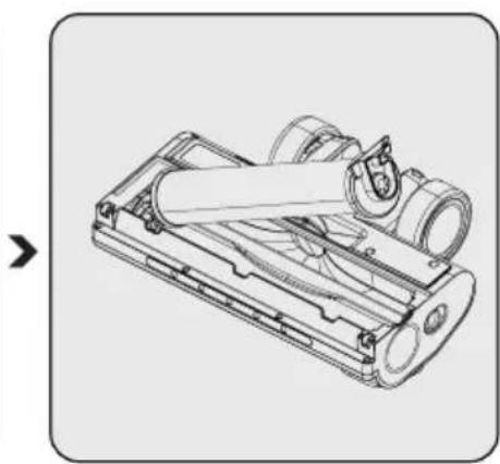 GRUNDIG VCC 3850 A - Reinigung der Bürste - 3