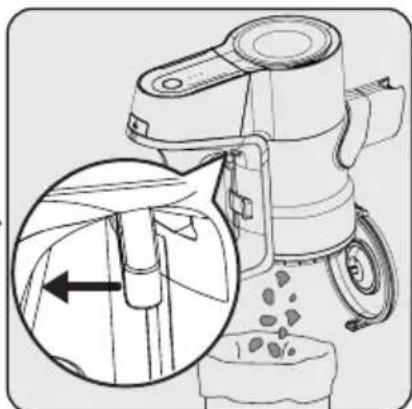 GRUNDIG VCC 3850 A - Reinigen des Staubbehalters und der Filter - 7