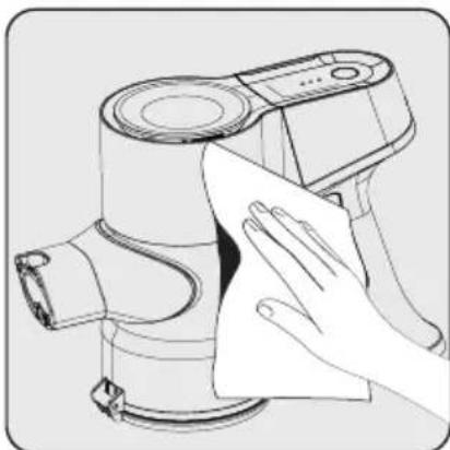 GRUNDIG VCC 3850 A - Reinigen des Staubbehalters und der Filter - 3