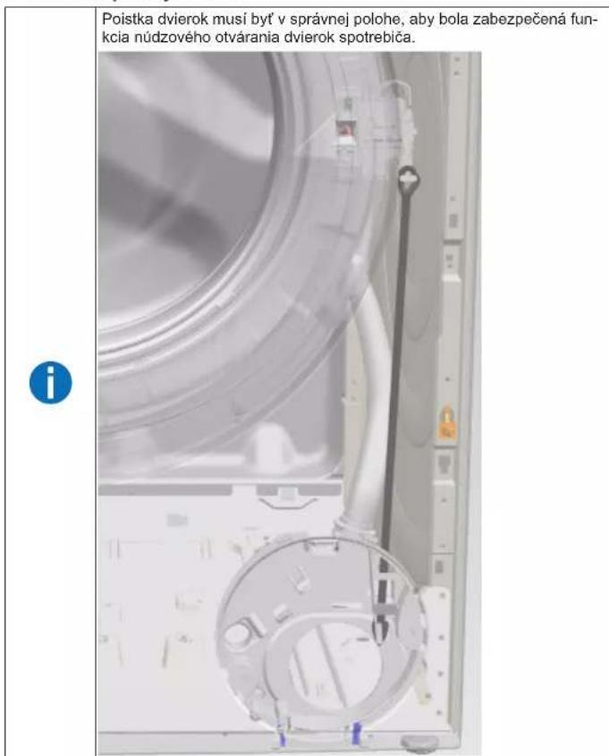 SIEMENS WM14XEH5GB - Montáz poistky dvierok - 1