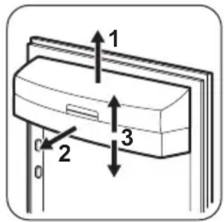ZANUSSI ZRT27103WA - Positioning the door shelves - 1