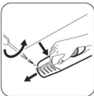 ZANUSSI ZRT27103WA - Replacing the lamp - 1