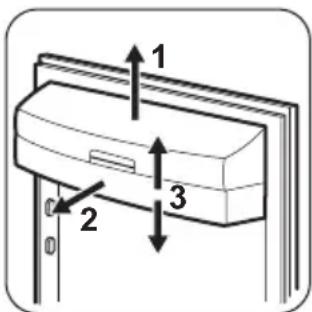 ZANUSSI ZRT27103WA - Posizionamento dei ripiani della porta - 1