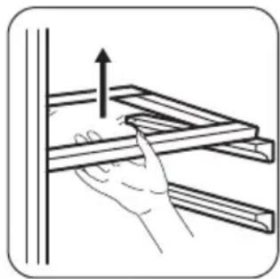 ZANUSSI ZRT27103WA - Einsetzen der Glasablage - 1