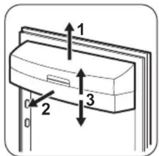 ZANUSSI ZRT27103WA - Mise en place des balconnets de la porte - 1