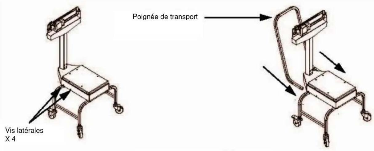 Brecknell CS200M - Installation de la poignée de transport - 1