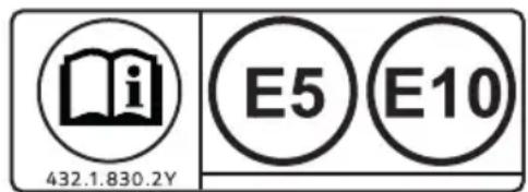 DUCATI 1100 (2020) - Étiquette carburant - 1