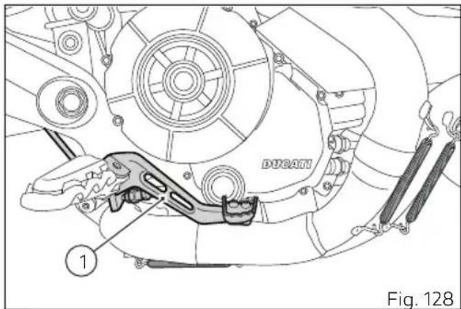 DUCATI 1100 (2020) - Pédale de commande frein arrière - 1