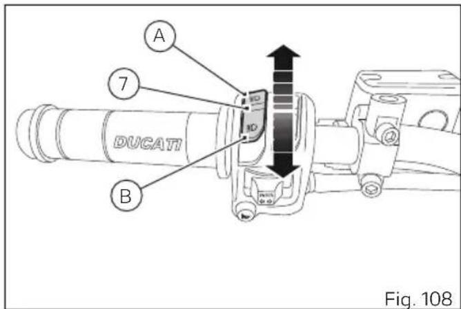 DUCATI 1100 (2020) - Contrôle des feux - 1