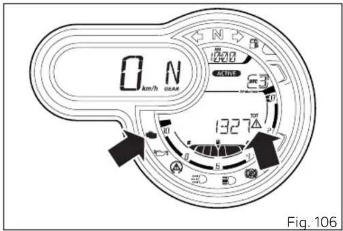 DUCATI 1100 (2020) - Affichage des erreurs - 1