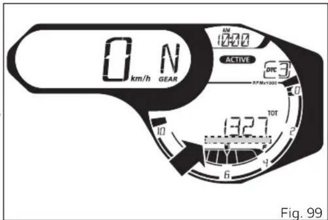 DUCATI 1100 (2020) - Indication entretien (SERVICE) - 1