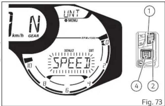 DUCATI 1100 (2020) - Configuration unités de mesure (UNT) - 2