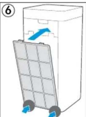 DANBY DAP290BAW - Pasos para la instalación: - 6