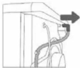 INVENTUM VDC8001W - INSTALLATION DU TUYAU DE VIDANGE EXTERNE (INCLUS) - 1
