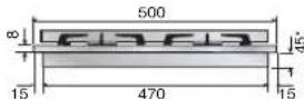 ILVE HCP965FD - Dimension des espaces d'encastrement - 12