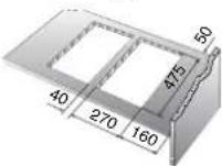 ILVE HCP965FD - Dimension des espaces d'encastrement - 2