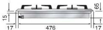 ILVE HCP965FD - Dimension des espaces d'encastrement - 10
