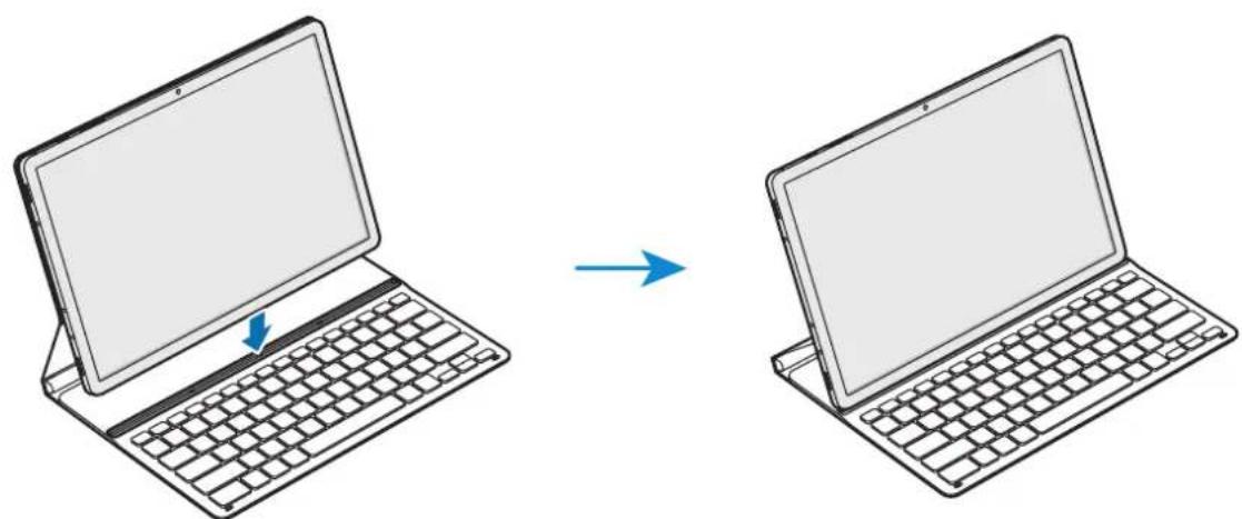 SAMSUNG EFDT630 - Connecting the keyboard - 2
