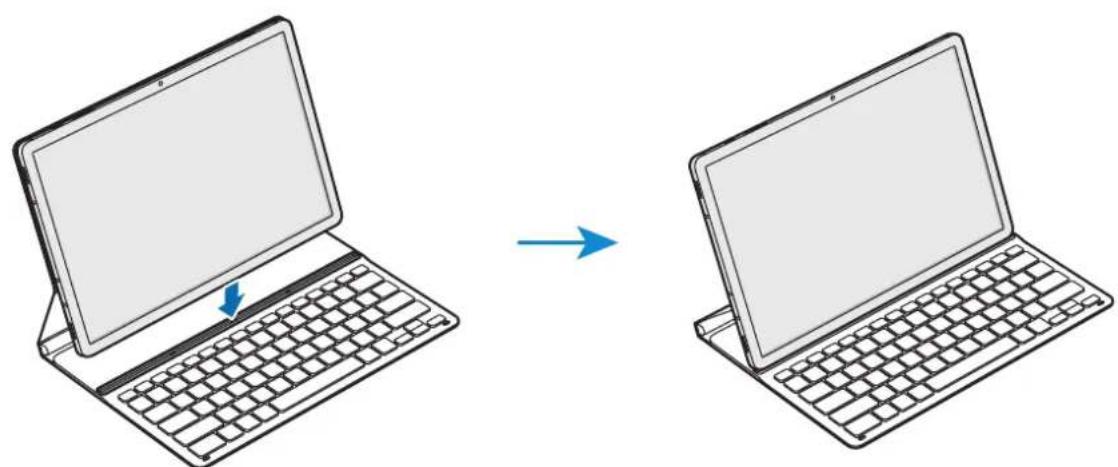 SAMSUNG EFDT630 - Anschlieben der Tastatur - 2