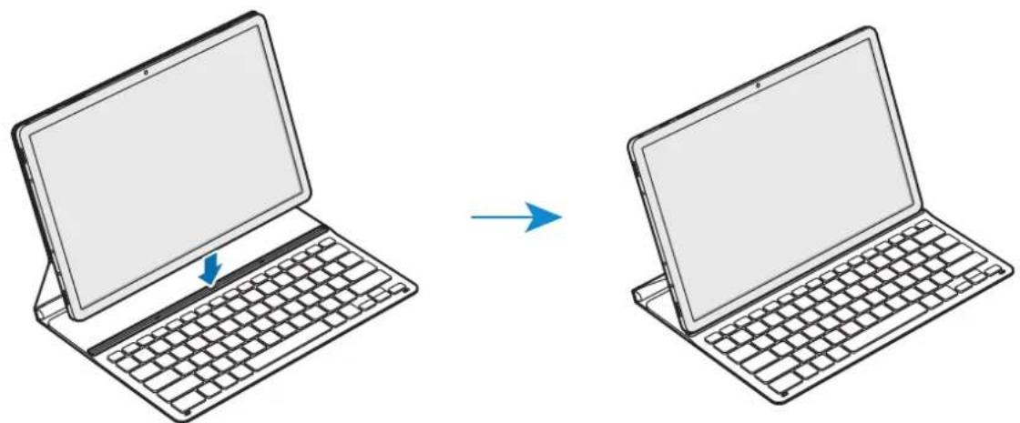 SAMSUNG EFDT630 - Pripájanie klávesnice - 2