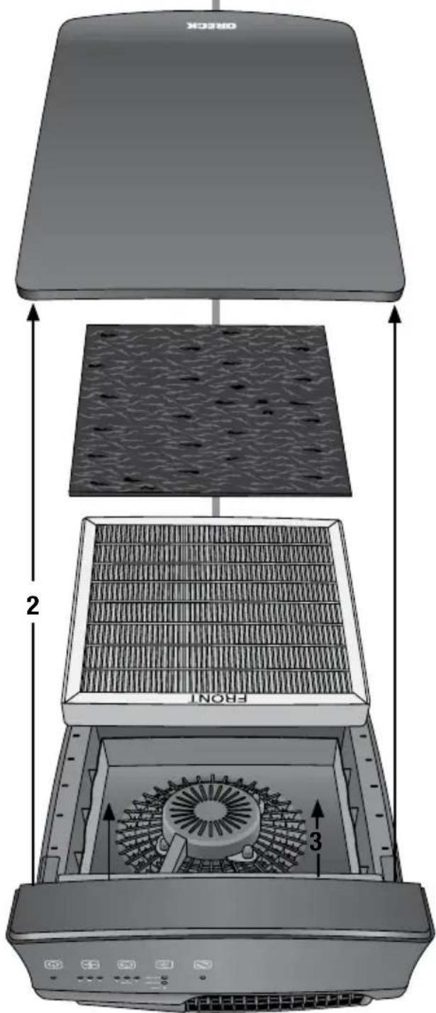 Oreck Optimax AIR94 - Replacing the Filter - 1