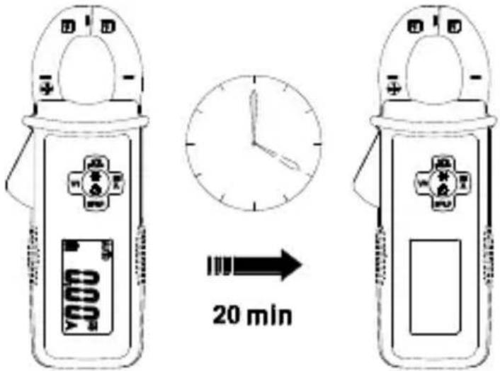 Amprobe AMP25 - Apagado automático - 1