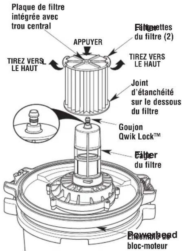 Craftsman CMXEVBE17590 - Installation du filtré - 1