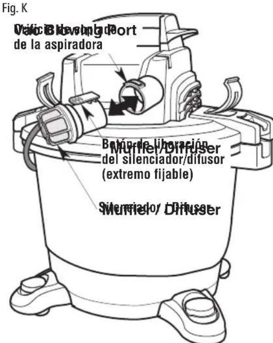 Craftsman CMXEVBE17590 - Silenciador / difusor (Fig. K) - 1