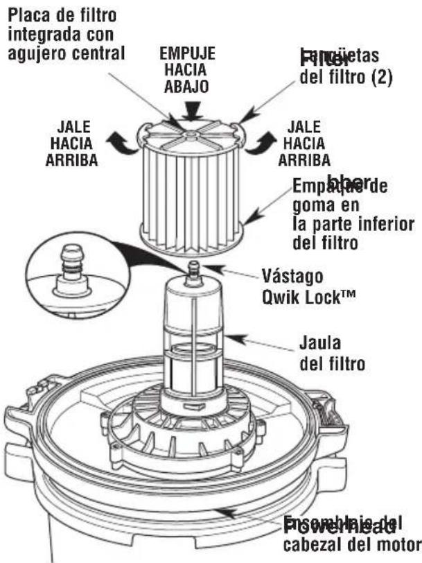 Craftsman CMXEVBE17590 - Instalación del filtro - 1