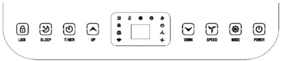 WILFA Chill Connected AC1W7000 - PANEL STEROWANIA I WYSIWIELACZ - 1