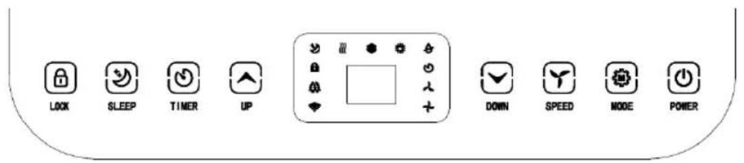 WILFA Chill Connected AC1W7000 - BEDIENINGSPANEEL EN SCHERM - 1