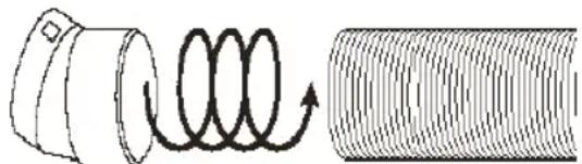 WILFA Chill Connected AC1W7000 - ABGASSCHLAUCH ANBRINGEN - 1