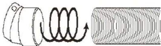 WILFA Chill Connected AC1W7000 - ATTACH THE EXHAUST HOSE - 1